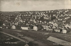 Bird's Eye View Sandnes, Norway Postcard Postcard Postcard