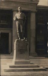 John Mackay Sculpture, School of Mines Postcard