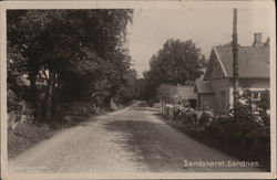 Sandskaret Street Sandnes, Norway Postcard Postcard Postcard