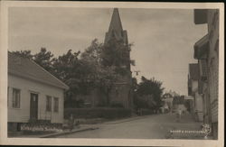 Church Street Sandnes, Norway Postcard Postcard Postcard