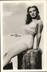 Veronica Lake in Bathing Suit Swimsuits & Pinup Postcard Postcard Postcard