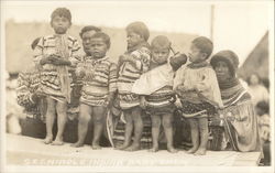 Seminole Indian Baby Show Postcard