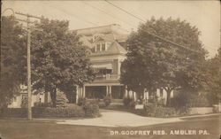 Dr. Godfrey Residence Ambler, PA Postcard Postcard Postcard