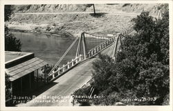 Bidwell Bar Bridge Oroville, CA Postcard Postcard Postcard