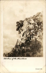 Old Man of the Mountains Franconia, NH Postcard Postcard Postcard