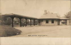 R.R. Station Postcard