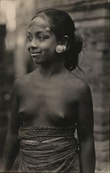 SE Aisan Woman, Topless Postcard