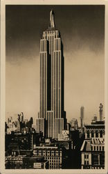 Empire State Building Postcard