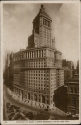 Standard Oil Building & Lower Broadway Canyon Postcard