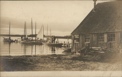 Boat Dock Postcard