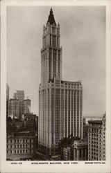 Woolworth Building New York City, NY Postcard Postcard Postcard