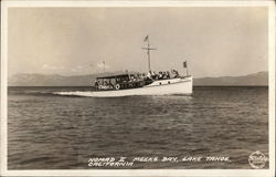 Nomad II Boat, Meeks Bay Lake Tahoe, CA Postcard Postcard Postcard