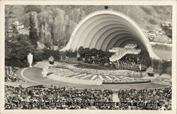 Easter Sunrise Service, 30,000 at Hollywood Bowl California Postcard Postcard Postcard