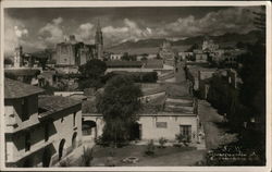 View of Town Mexico Postcard Postcard Postcard