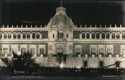 Night in September, National Palace Mexico City, Mexico Postcard Postcard Postcard