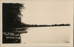 Lost Island Lake Shoreline Postcard