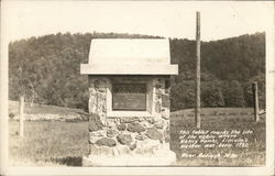 Cabin Site of Nancy Hanks Antioch, WV Postcard Postcard Postcard