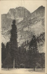 View in Yosemite Park Postcard