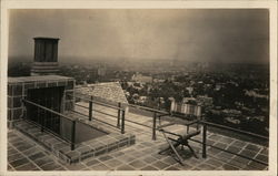 View of City from Rooftop Terrace Postcard