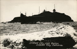 Crescent City Light Station California Postcard Postcard Postcard