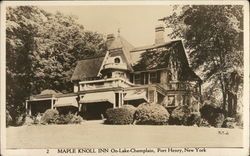 Maple Knoll Inn, On Lake Champlain Postcard