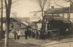 Great Flood 1913, Eveleigh's Grocery 6th Street Near Charles Marietta, OH Postcard Postcard Postcard