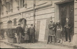 Indians or Aboriginals in France Postcard