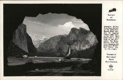 Portal of Grandeur Yosemite National Park, CA Postcard Postcard Postcard