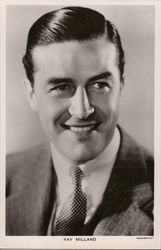 Ray Milland Actors Postcard Postcard Postcard