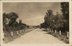 Scene Along the Highway Near Rosebud Bridge Gregory, SD Postcard Postcard Postcard