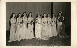 Girl's Pageant  Postcard