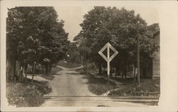 Railroad Crossing, Possibly Hyndsville or Hydeville New York Postcard Postcard Postcard