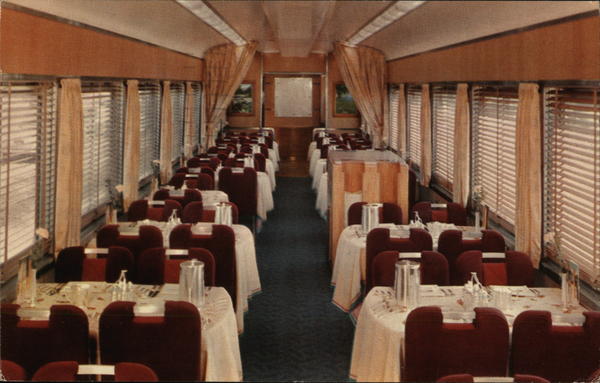 Southern Pacific's Shasta Daylight Trains, Railroad Postcard