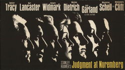 Stanley Kramer's Judgment at Nuremberg Movie Movie and Television Advertising Postcard Postcard Postcard