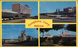 Different Aspects of Campeche, Camp Mexico Postcard