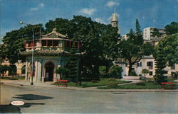 A Small Chinese-Style Library at the Public Garden San Francisco, CA Postcard Postcard Postcard