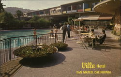 Villa Hotel San Mateo, CA Postcard Postcard Postcard