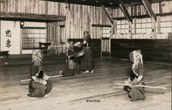 Fencing Tokyo, Japan Postcard Postcard Postcard