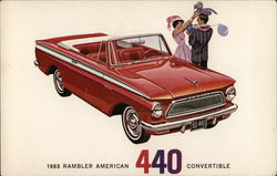 1963 Rambler American 440 Convertible Postcard