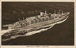 Orient Line S.S. "Oronsay" Cruise Ships Postcard Postcard Postcard