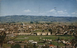 Bird's Eye View Petaluma, CA Postcard Postcard Postcard