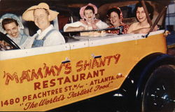 Mammy's Shanty Restaurant Car Atlanta, GA Postcard Postcard Postcard