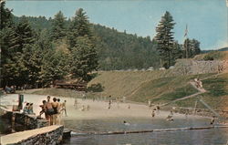 The Beach at Unicoi State Park Helen, GA Postcard Postcard Postcard