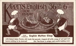 Keen's English Chop House Postcard