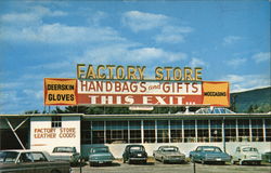 Factory Store - Leather Goods Postcard