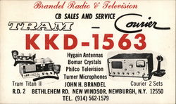 Branded Radio & Television - CB Sales and Service Newburgh, NY Postcard Postcard Postcard