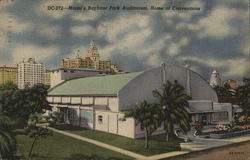 Miami's Bayfront Park Auditorium, Home of Conventions Florida Postcard Postcard Postcard