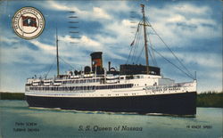 S. S. Queen of Nassau Boats, Ships Postcard Postcard Postcard