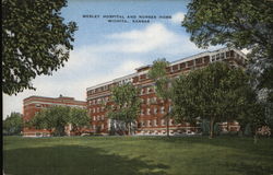 Wesley Hospital and Nurses Home Wichita, KS Postcard Postcard Postcard