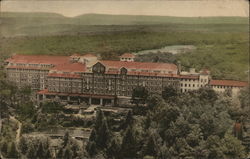 The Inn, Delaware Water Gap in Distance Buck Hill Falls, PA Postcard Postcard Postcard